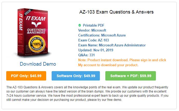 Pass4itsure-AZ-103-Exam-Questions-Answers